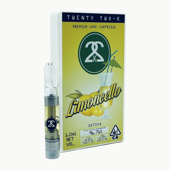 Twenty Two K / 22k - 22K - Limoncello - Cartridge - 1.0ml - 1