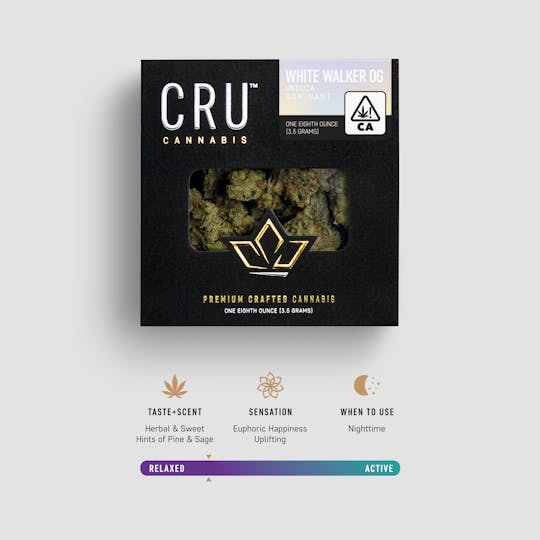 CRU Cannabis - White Walker OG (3.5 Grams) - 1