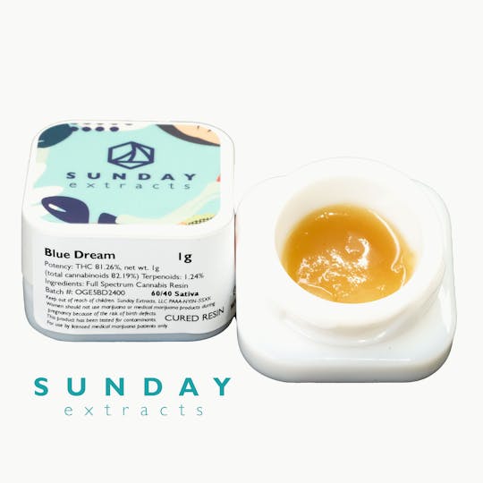 Sunday Extracts - 1g Concentrate Blue Dream - 1