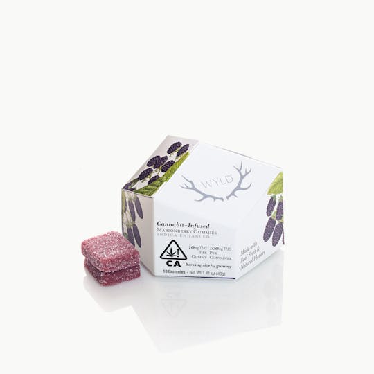 WYLD - Marionberry Indica Enhanced Gummies 100mg - 1