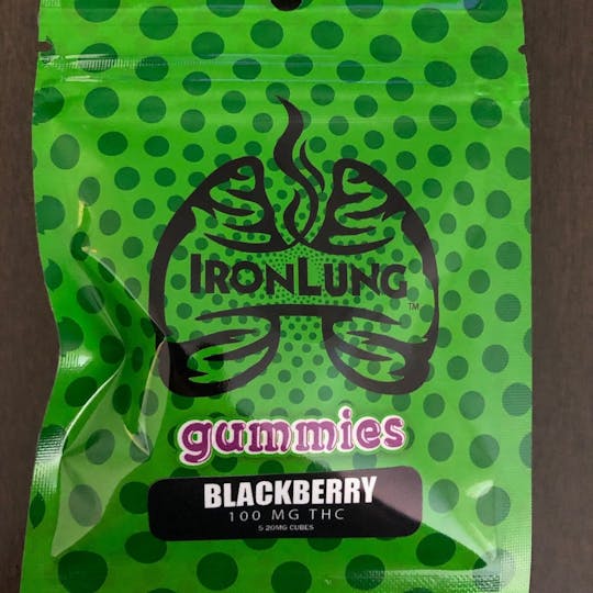 Iron Lung (Medical) - Blackberry Gummies 100mg - 1