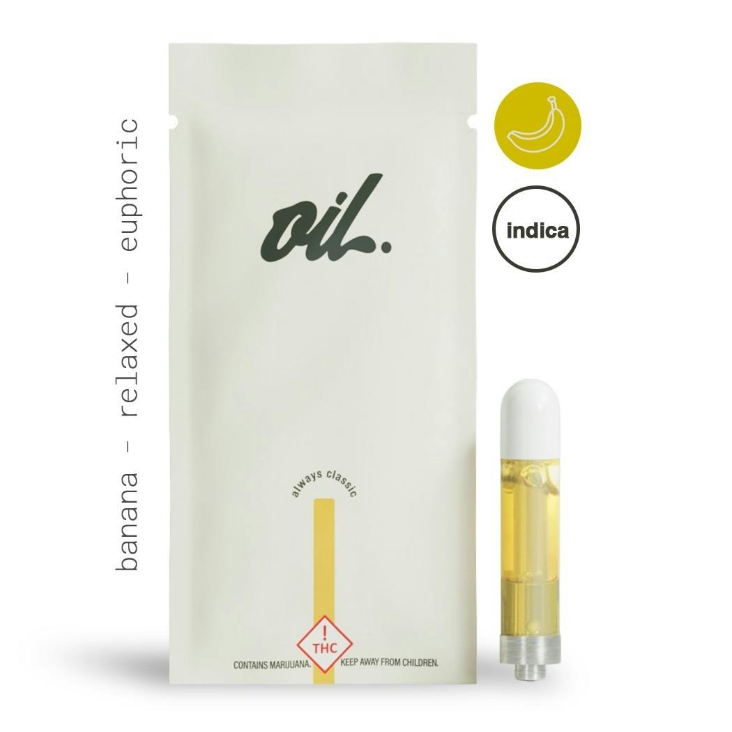 Craft Concentrates - Banana Kush - Cartridge (1000mg) - by Oil® - 1