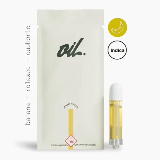 Craft Concentrates - Banana Kush - Cartridge (1000mg) - by Oil® - 1