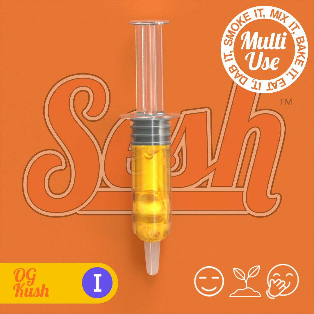 Craft Concentrates - Sesh Distillate Syringe (1g) - OG Kush - 1