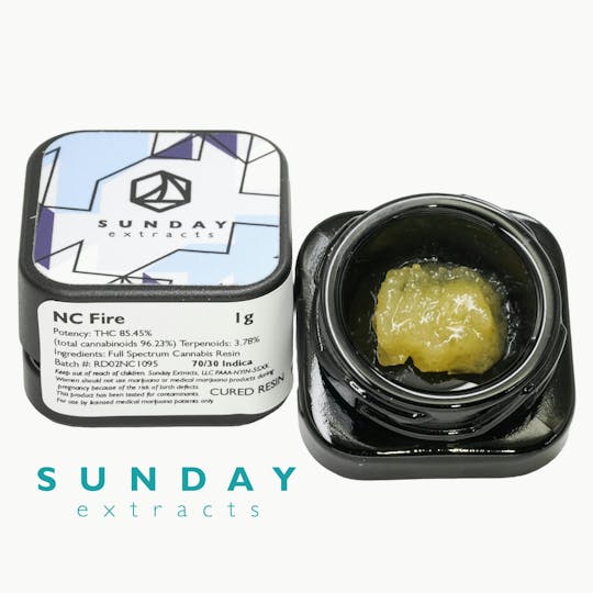 Sunday Extracts - 1g Concentrate NC Fire - 1