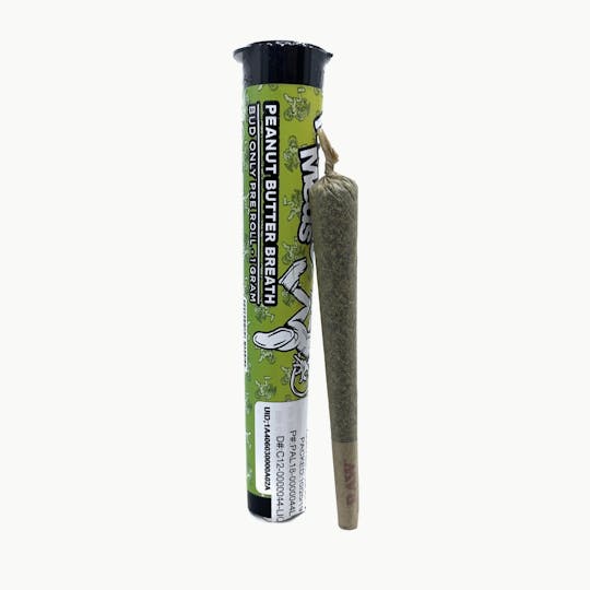 Space Monkey Meds - Peanut Butter Breath - Pre Roll 1G - 1