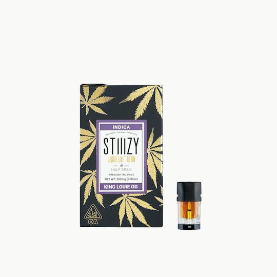 STIIIZY - Vape Cartridge - KING LOUIE OG .5G Live Resin Pod - STIIIZY - 1