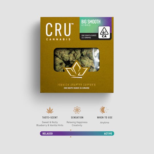 CRU Cannabis - Big Smooth (3.5 Grams) - 1