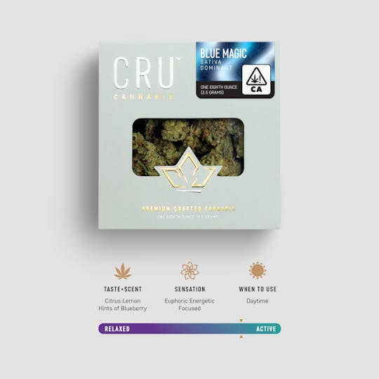 CRU Cannabis - Blue Magic (3.5 Grams) - 1