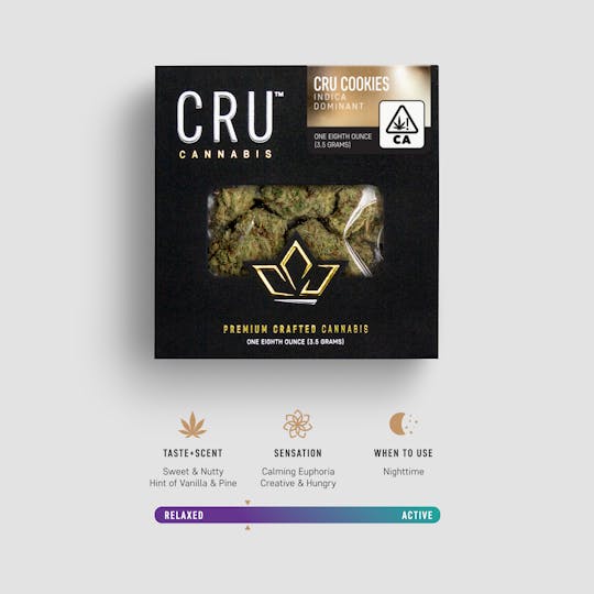 CRU Cannabis - CRU Cookies (3.5 Grams) - 1