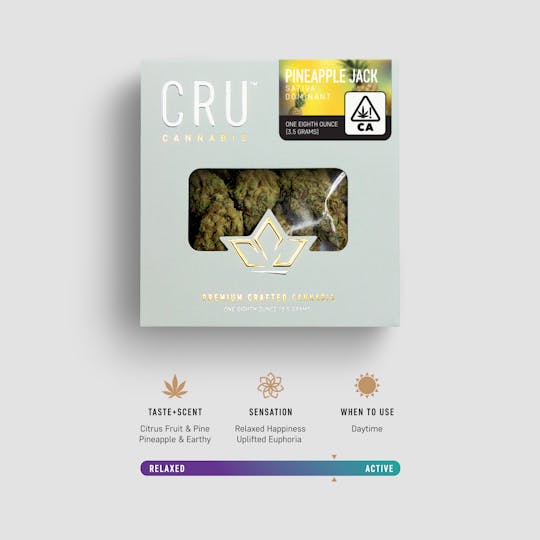 CRU Cannabis - Pineapple Jack (3.5 Grams) - 1