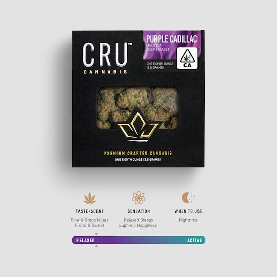 CRU Cannabis - Purple Cadillac (3.5 Grams) - 1
