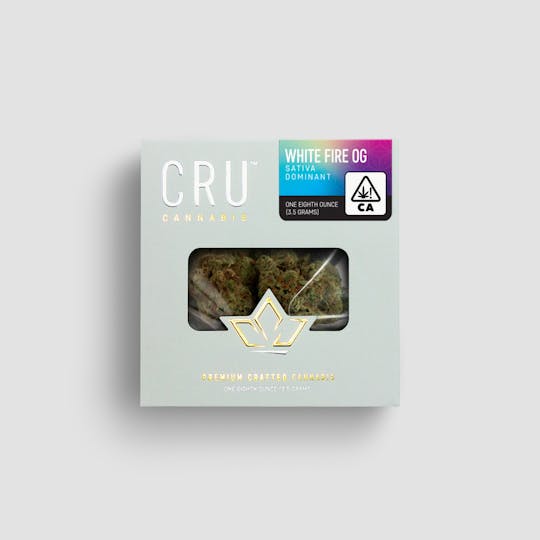 CRU Cannabis - White Fire OG (3.5 Grams) - 1