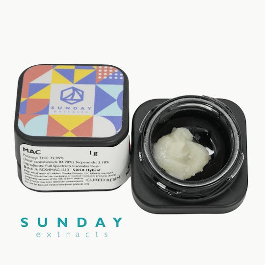 Sunday Extracts - 1g Concentrate MAC - 1