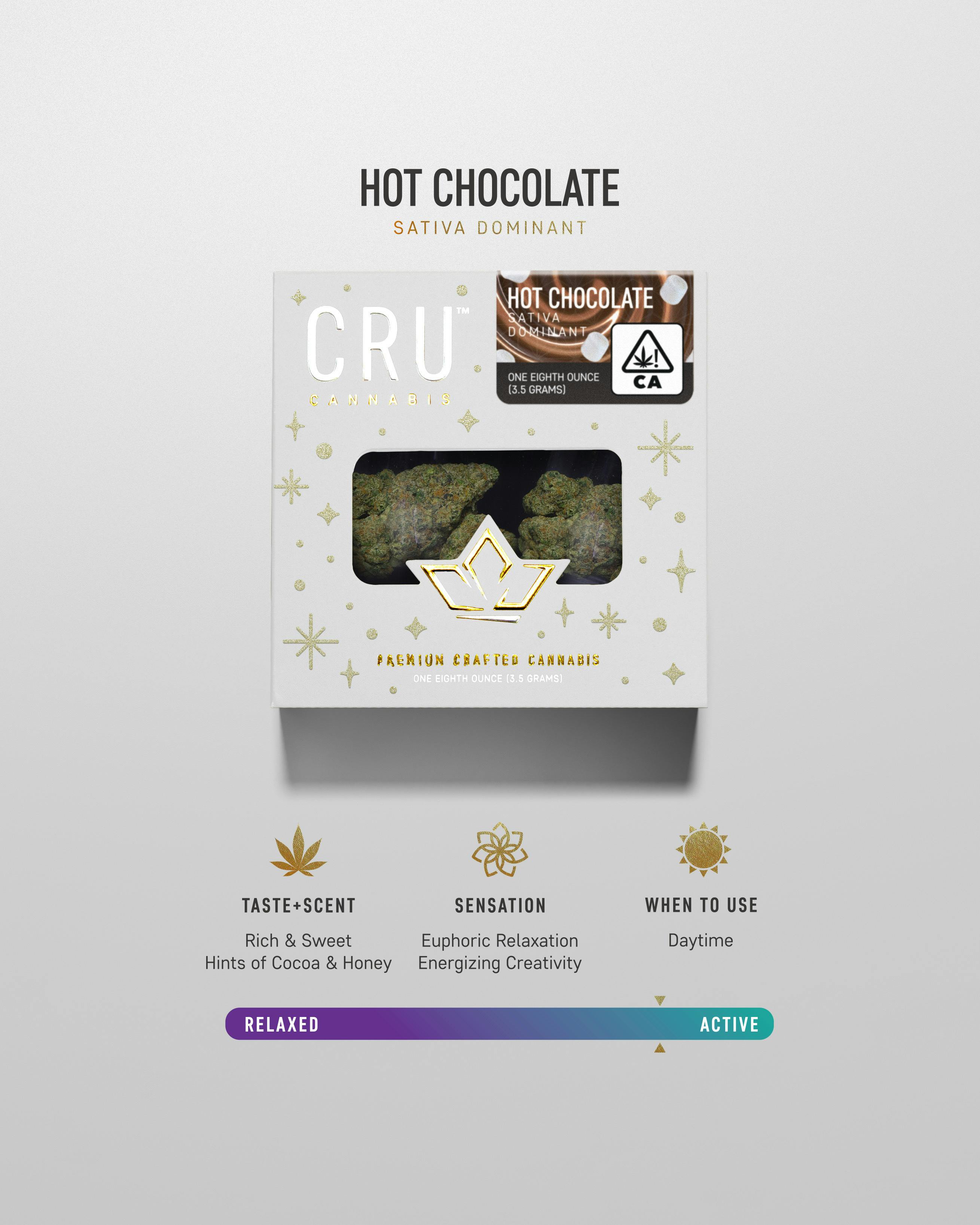 CRU Cannabis - Hot Chocolate (3.5 Grams) - 1