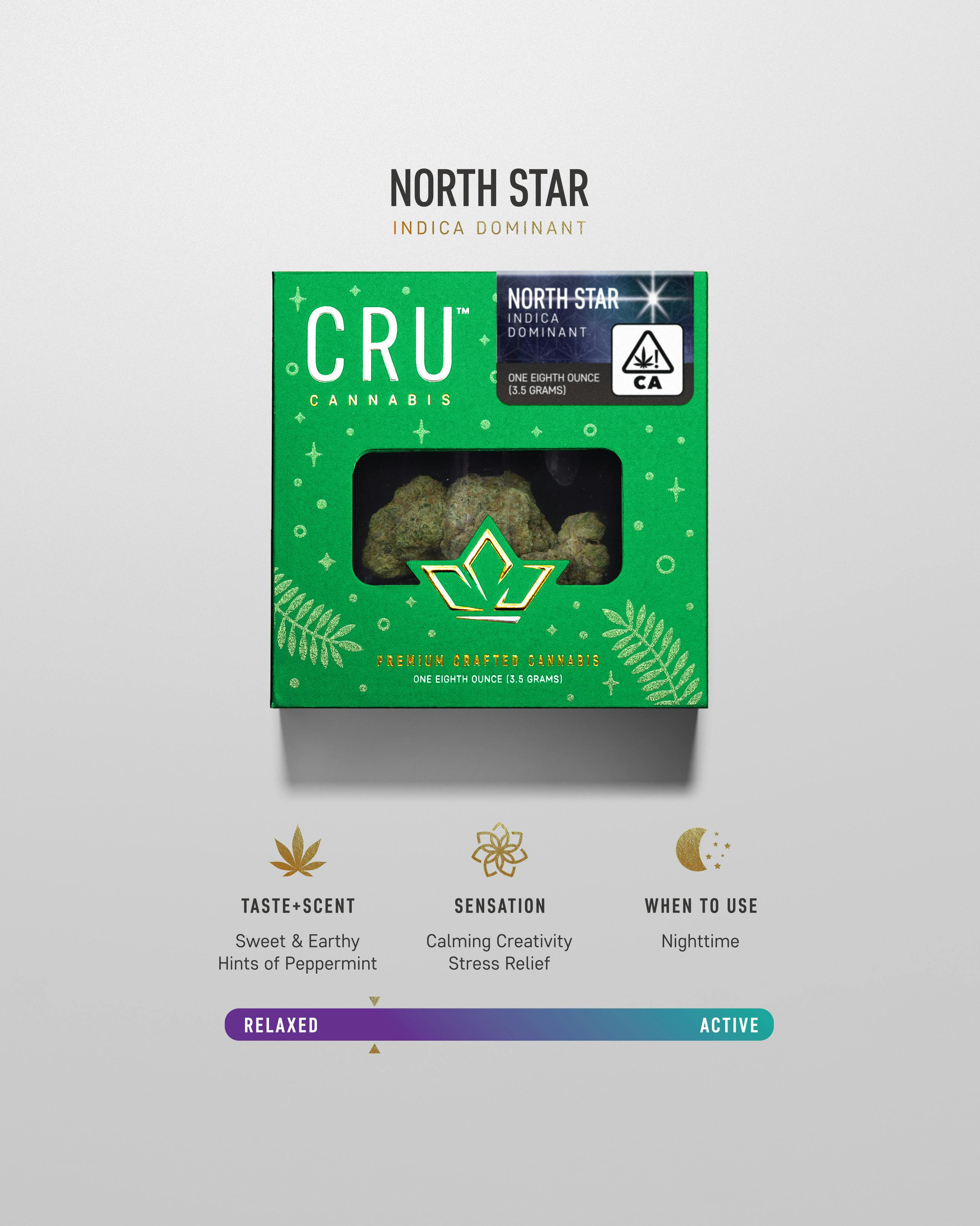 CRU Cannabis - North Star (3.5 Grams) - 1