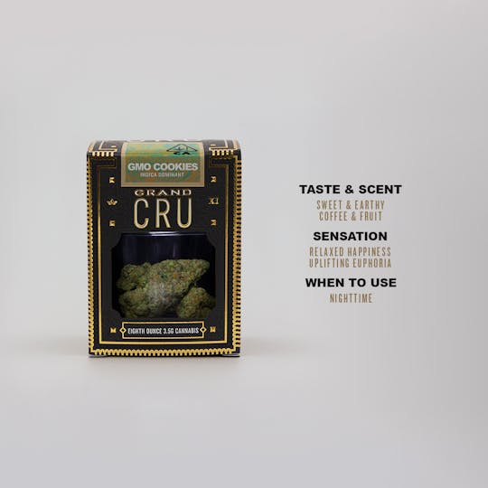 CRU Cannabis - GMO Cookies : Grand CRU (3.5 Grams) - 1