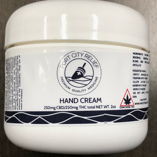 Iron Lung (Medical) - Port City Relief Hand Cream 500mg - 1