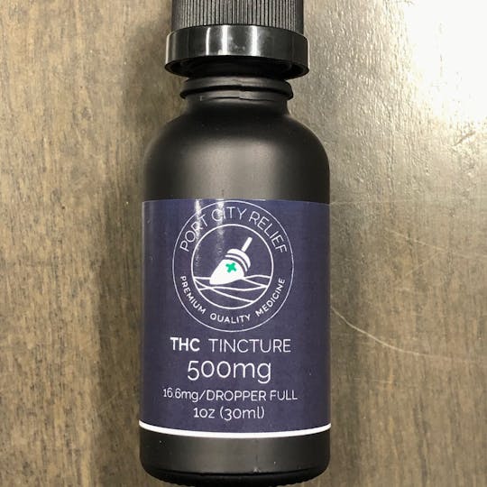 Iron Lung (Medical) - Port City Relief THC Tincture 500mg - 1