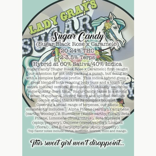 Lady Gray Gourmet Medibles - Sugar Candy Flower - 1