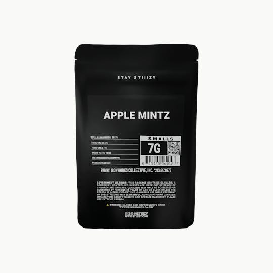 STIIIZY - - APPLE MINTZ - 7G Black Label Mylar - 1