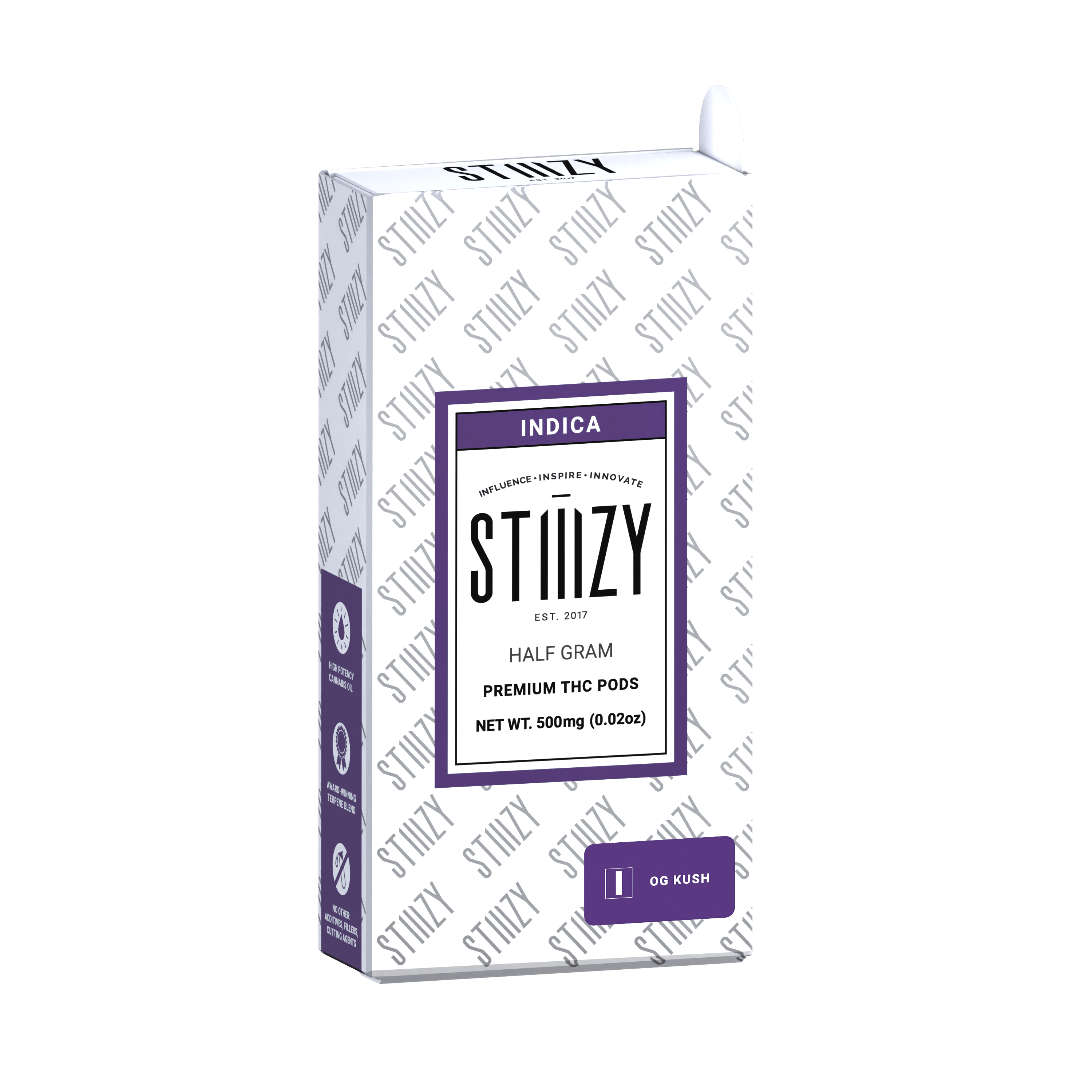 STIIIZY - Vape - OG KUSH - PREMIUM THC POD .5G - IL - 1