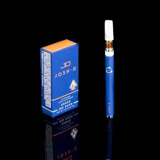 Josh D Farms - OG Kush Live Resin Sauce Cartridge - 1