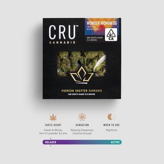 CRU Cannabis - Wonder Woman OG (3.5 Grams) - 1