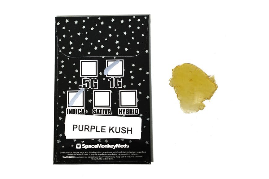 Space Monkey Meds - Purple Kush - Shatter - 1