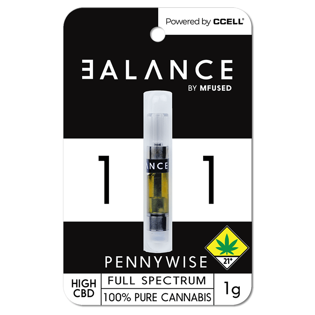 MFused - BALANCE - Pennywise 1:1 CBD Cartridge - 1
