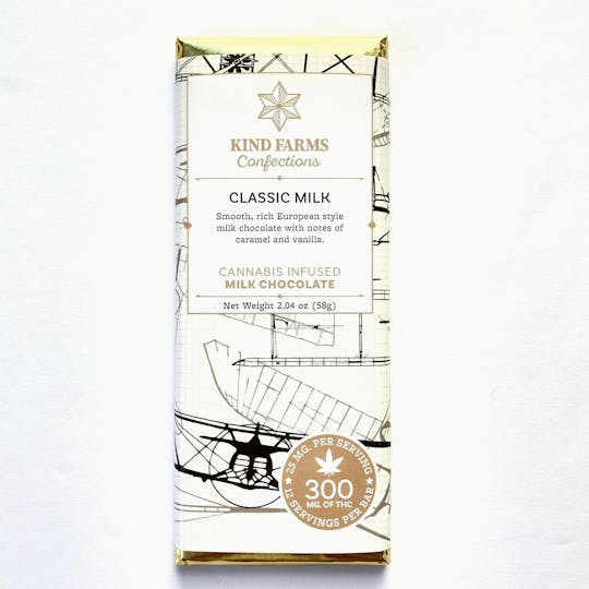 Indico - 300mg Classic Milk Chocolate Bar - 1