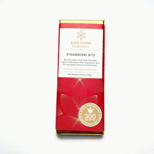 Indico - Milk Strawberry Bits Bars 300mg - 1