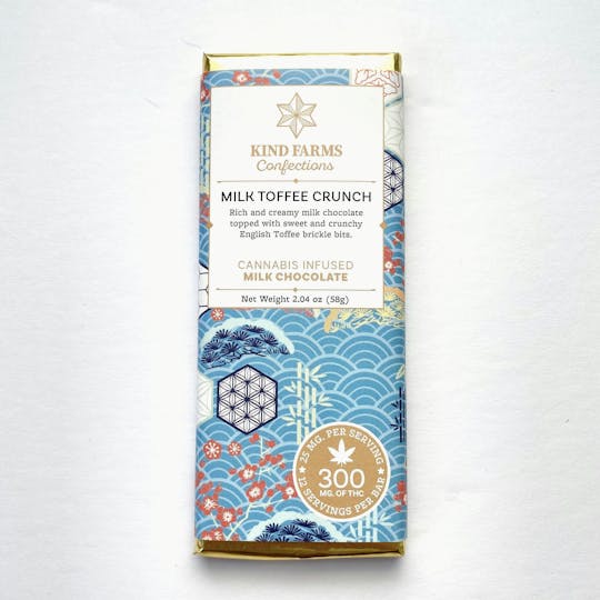 Indico - Milk Toffee Crunch Bar 300mg - 1