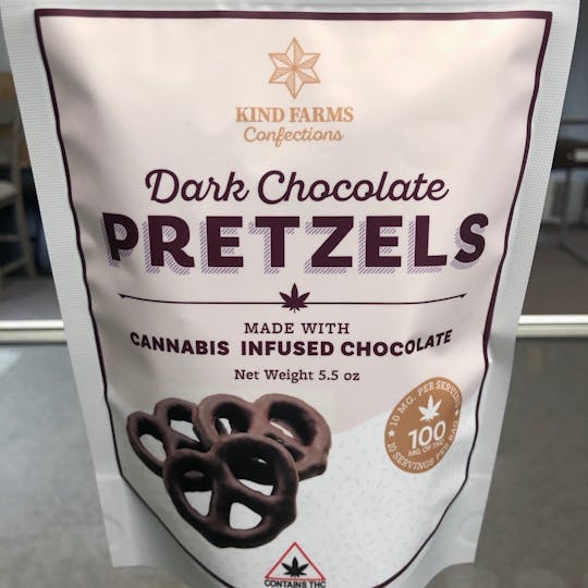 Iron Lung (Medical) - Kind Farms Dark Chocolate Pretzels - 1