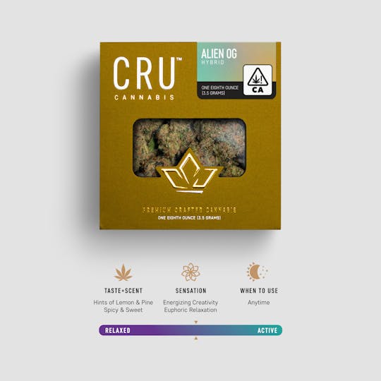 CRU Cannabis - Alien OG (3.5 Grams) - 1
