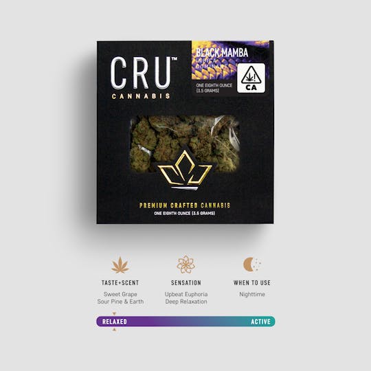 CRU Cannabis - Black Mamba (3.5 Grams) - 1
