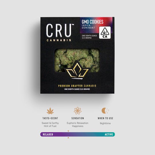 CRU Cannabis - GMO Cookies (3.5 Grams) - 1