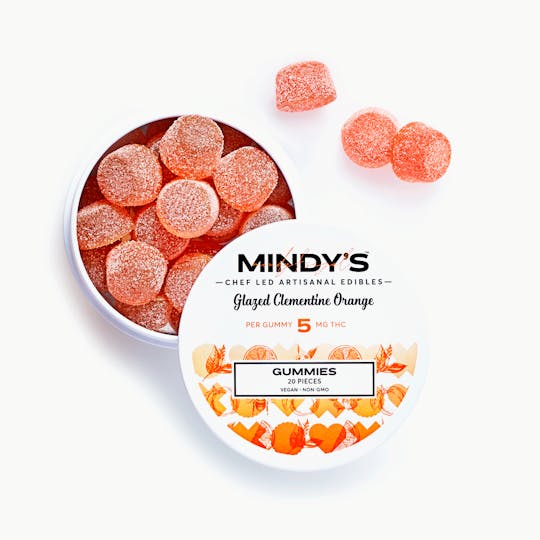Mindy’s Edibles - Glazed Clementine Orange Gummies 100mg 20-pack - 1