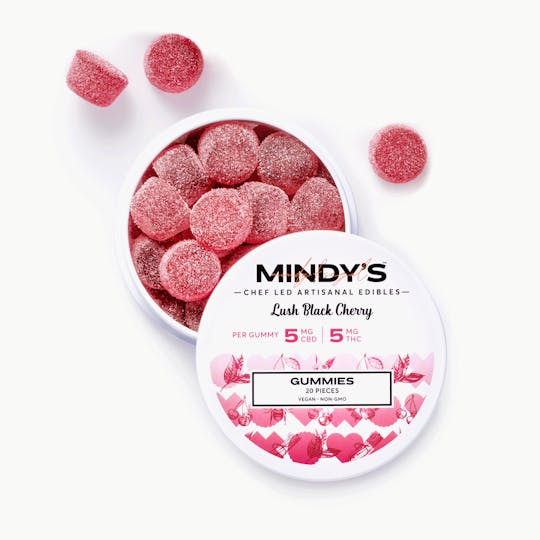 Mindy’s Edibles - Lush Black Cherry 1:1 Gummies 20-pk - 1