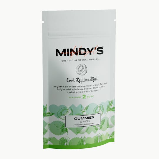 Mindy’s Edibles - Cool Keylime Kiwi Gummies 100mg 50-pack - 1
