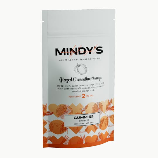 Mindy’s Edibles - Glazed Clementine Orange Gummies 100mg 50-pack - 1