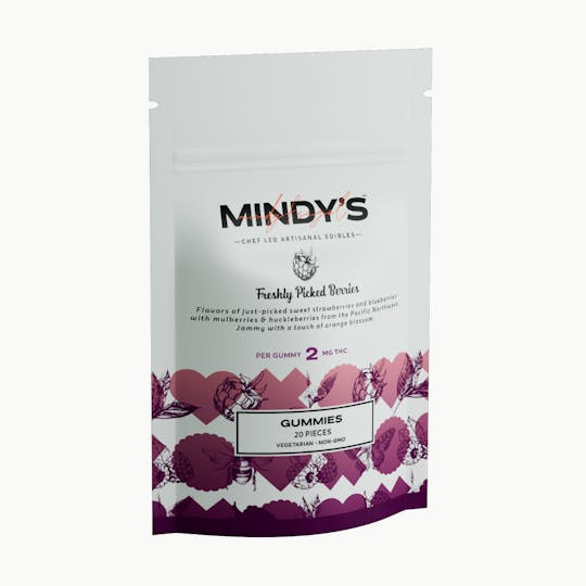 Mindy’s Edibles - Freshly Picked Berries Gummies 40mg 20-pack - 1