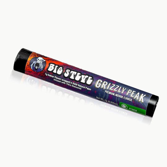 Grizzly Peak™ - Big Steve Infused Pre Roll (1g) - 1
