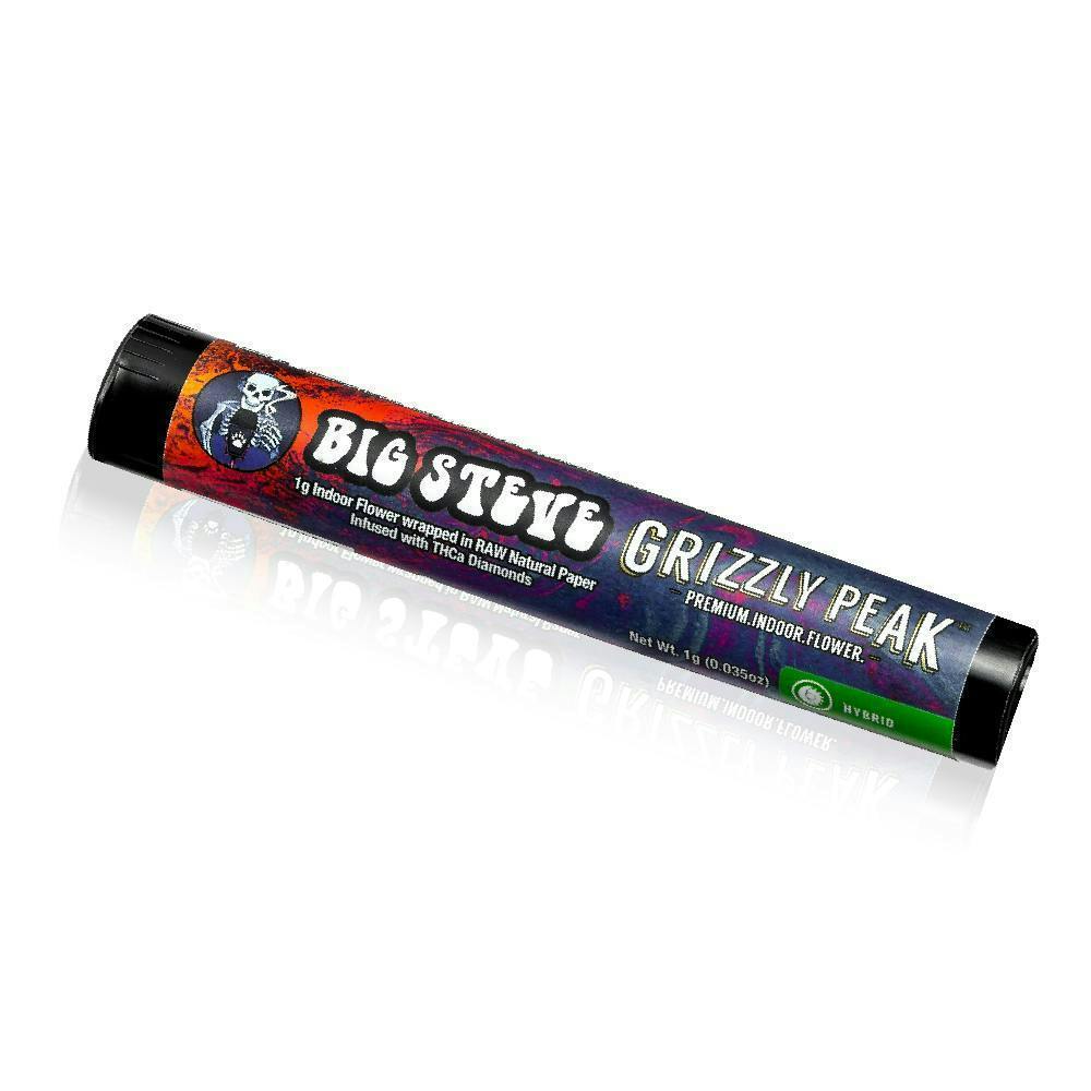 Grizzly Peak™ - Big Steve Infused Pre Roll (1g) - 1