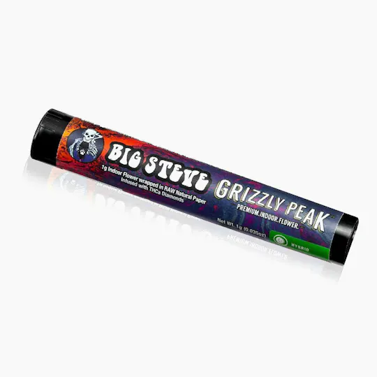Grizzly Peak™ - Big Steve Infused Pre Roll (1g) - 1