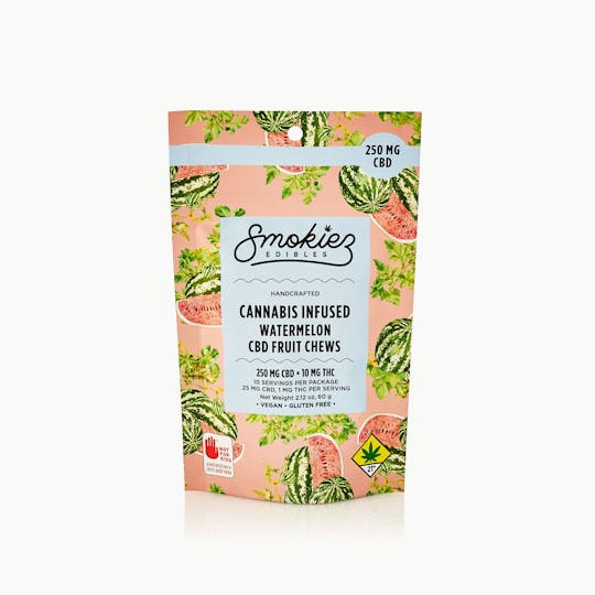 Smokiez Edibles - Watermelon CBD Fruit Chews - 250 mg - WA - 1