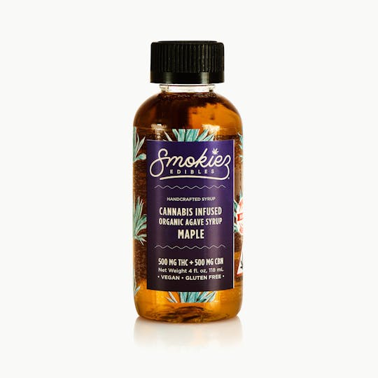 Smokiez Edibles - Maple CBN:THC 1:1 Infused Agave Syrup - 500mg THC:500mg CBN - ME - 1