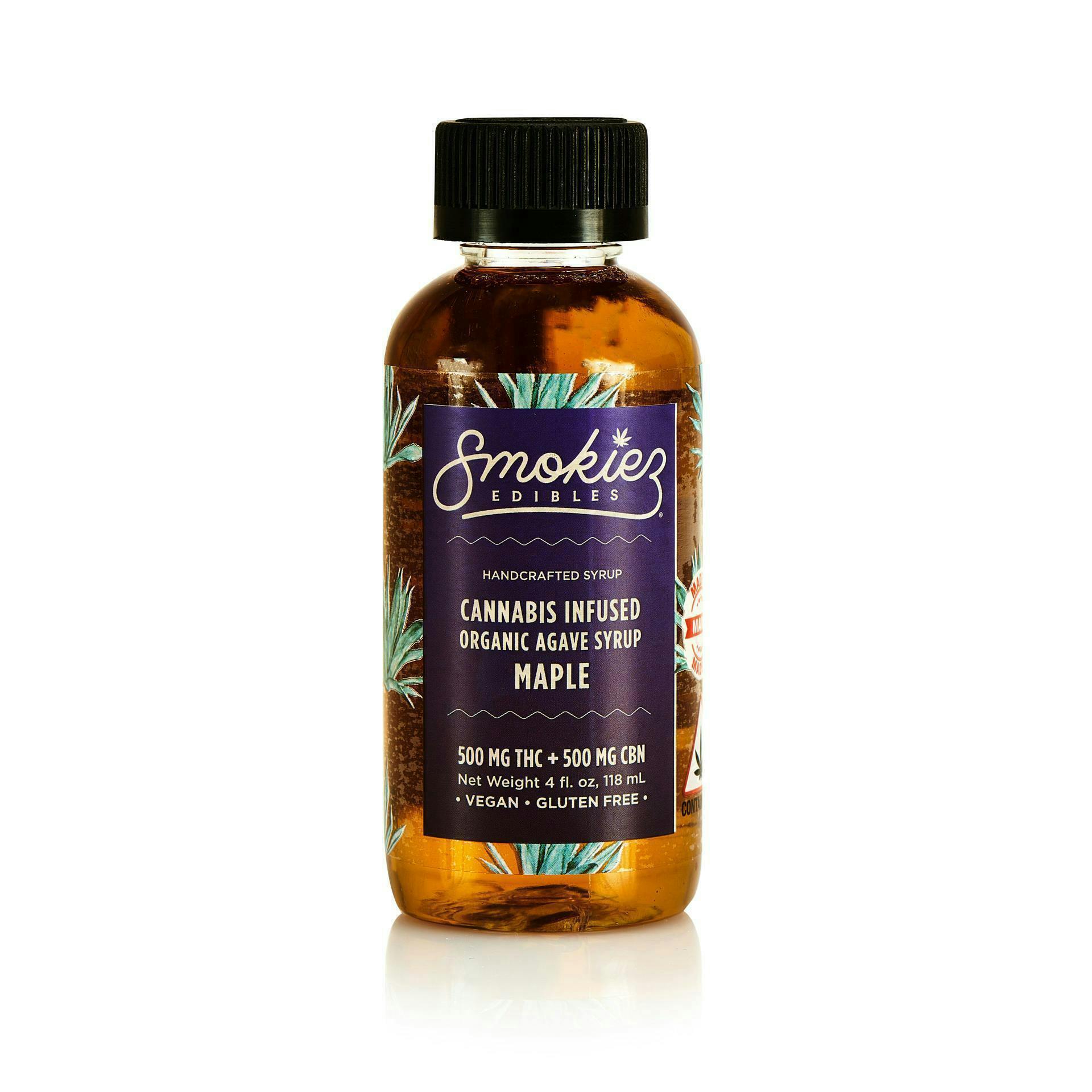 Smokiez Edibles - Maple Infused Agave Syrup CBN:THC 1:1 | 500mg - 1