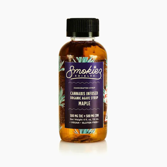 Smokiez Edibles - Maple Infused Agave Syrup CBN:THC 1:1 | 500mg - 1