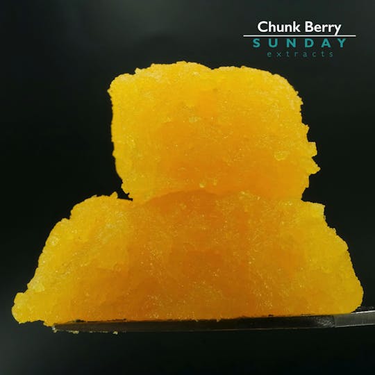 Sunday Extracts - 1g Concentrate Cured Resin - Chunk Berry - 1